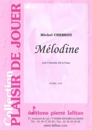 Mélodine Michel Chebrou Partition Clarinette