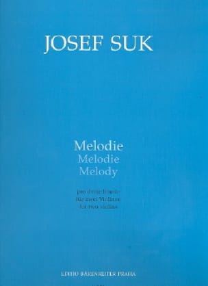 Mélodie - Joseph Suk - Partition - Violon