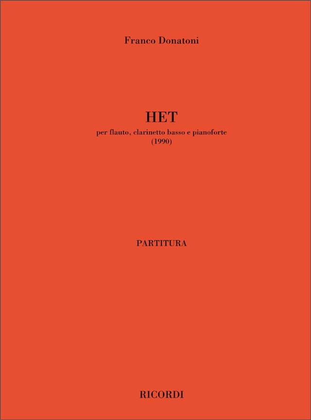Het Franco Donatoni Partition