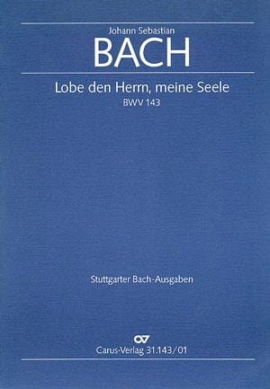 Lobe den Herrn, meine Seele BACH Partition