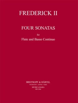 Sonate en Do Majeur - Flûte et BC - 2 de Prusse Frédéric - Partition