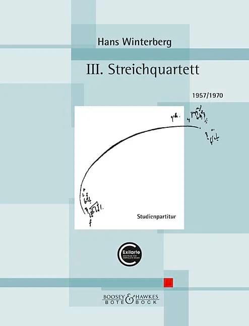 Quatuor à cordes n° 3 - Conducteur - Hans Winterberg - Partition