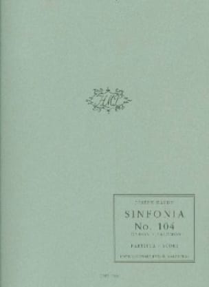 Symphonie N°104 Londoner Symphonie HAYDN Partition Grand format