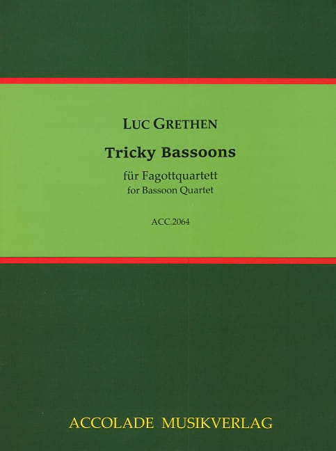 Tricky Bassoons Luc Grethen Partition