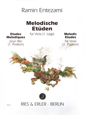 Etudes Mélodiques Volume 1 Ramin Entezami Partition Alto
