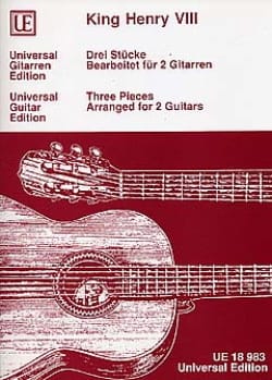 3 Stücke - 2 Guitares 8 (King) Henry Partition Guitare