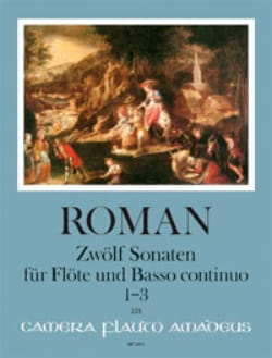 12 Sonates - Volume 1 Johan Helmich Roman Partition Flûte traversière