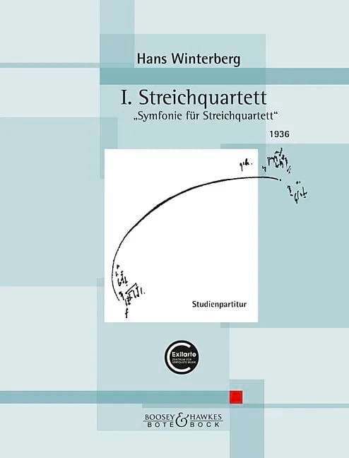 Quatuor à cordes n° 1 - Conducteur - Hans Winterberg - Partition
