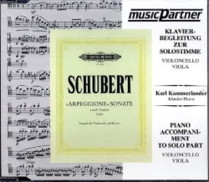 Sonate Arpeggione - D.821 / CD SCHUBERT Partition
