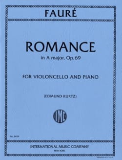Parcourir les pages de Romance en la majeur op. 69 - FAURÉ - Partition - Violoncelle