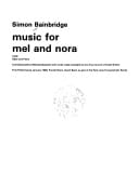 Music For Mel And Nora 1979 Simon Bainbridge Partition Hautbois