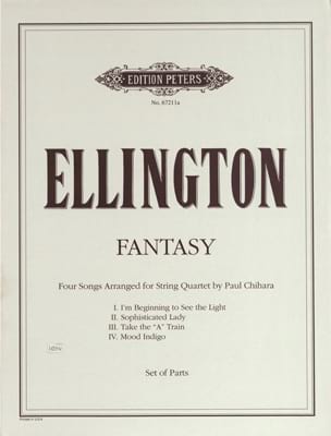 Fantasy - String quartet Edward Kennedy Ellington Partition Quatuors