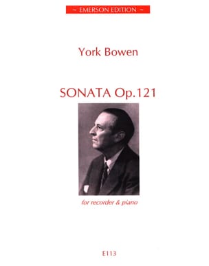 Sonatina op. 121 Edwin York Bowen Partition Flûte à bec