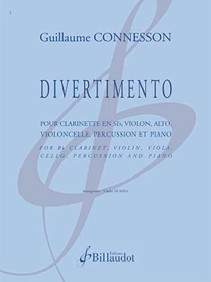 Divertimento CONNESSON Partition Sextuors