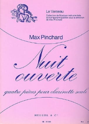 Nuit ouverte Max Pinchard Partition Clarinette