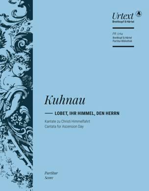 Lobet, Ihr Himmel, den Herrn Johann Kuhnau Partition Grand format