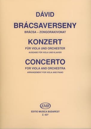 Concerto pour Alto Gyula David Partition Alto