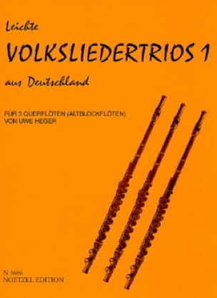 Leichte Volksliedertrios 1 aus Deutschland - 3 Flöten Alblockflöten