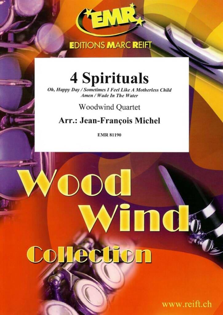 4 Spirituals Michel Jean-François Partition