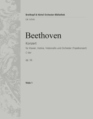 Konzert C-Dur op. 56 Triple-Konzert - alto - BEETHOVEN - Partition