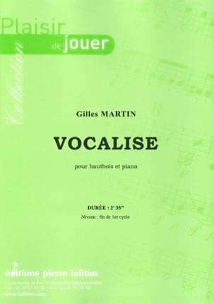 Vocalise Gilles Martin Partition Hautbois