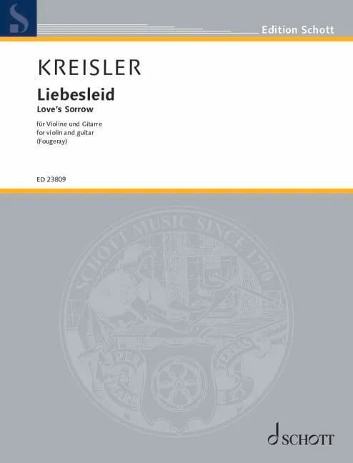 Liebesleid KREISLER Partition Duos