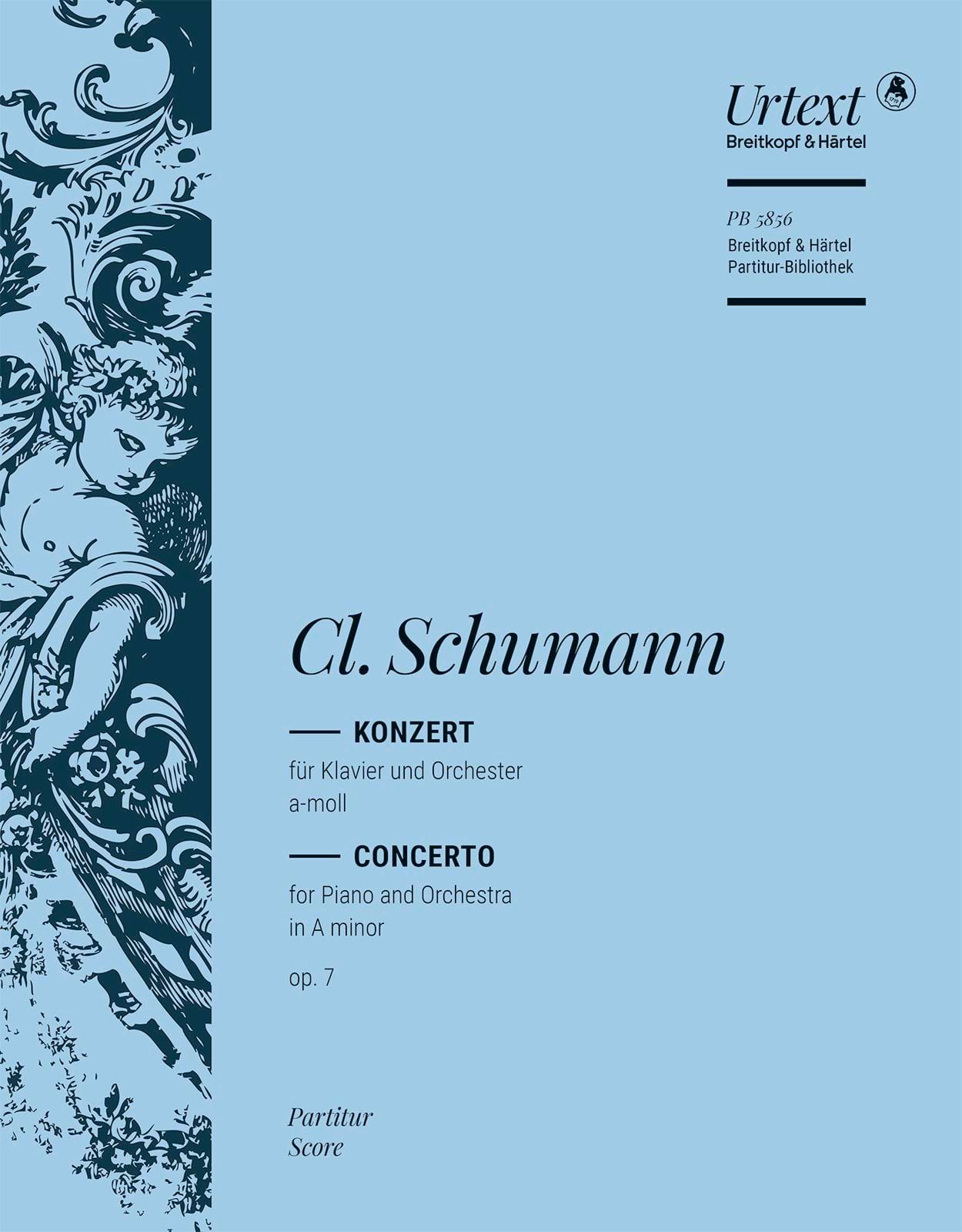 Concerto pour Piano et Orchestre Clara Schumann Partition Grand format