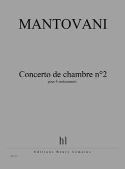 Concerto de chambre n°2 Bruno Mantovani Partition Grand format