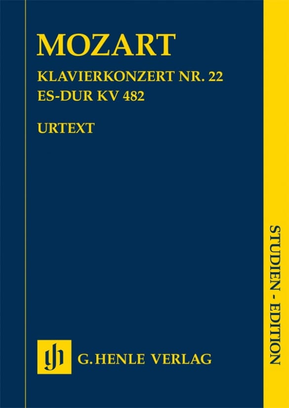Concerto pour Piano KV 482 MOZART Partition Petit format