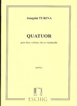 Quatuor à cordes TURINA Partition Quatuors