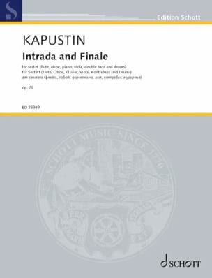 Nikolai Kapustin - Intrada et Finale, op. 79 - Partition - di-arezzo.fr