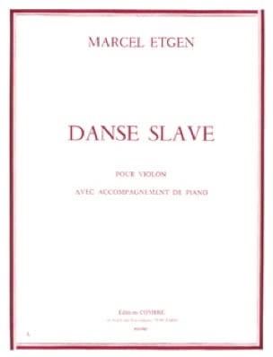 Danse slave - Marcel Etgen - Partition - Violon