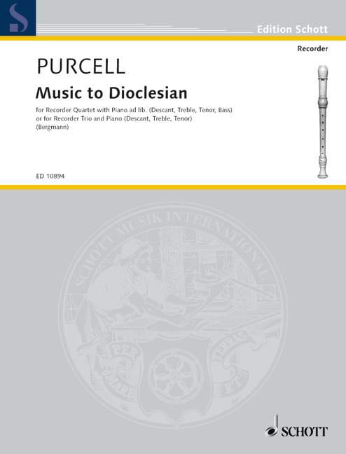 Music to Dioclesian PURCELL Partition