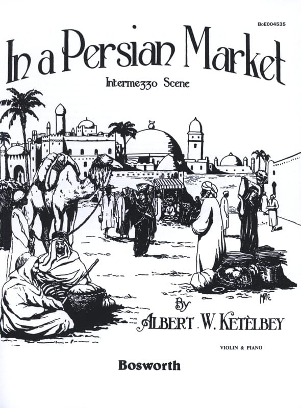 In a persian market Albert W. Ketèlbey Partition Violon