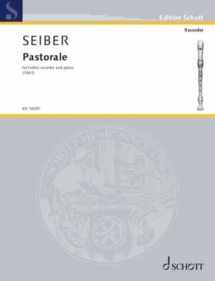 Parcourir les pages de Pastorale - Matyas Seiber - Partition - Flûte à bec