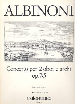 Concerto per 2 oboi e archi op. 7/5 - Conducteur - ALBINONI