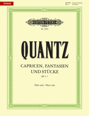Capricen, Fantasien und Stücke - Flöte solo - QUANTZ - Partition