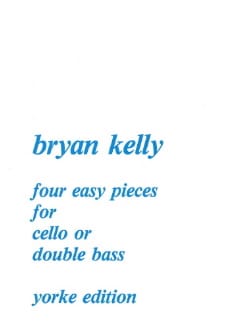 4 Easy Pieces for cello or double bass - Bryan Kelly - Partition