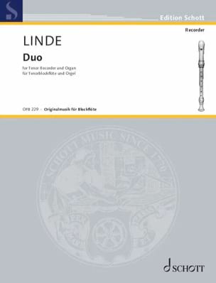 Duo Hans Martin Linde Partition Flûte à bec