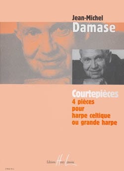 Courtepièces Jean-Michel Damase Partition Harpe