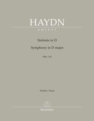 Joseph Haydn - Symphonie n° 61 - Conducteur - Partition - di-arezzo.ch