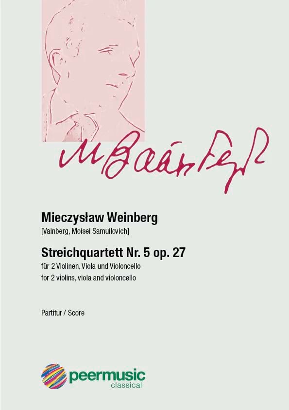 Quatuor à cordes n°5 op.27 - conducteur - Mieczyslaw Weinberg