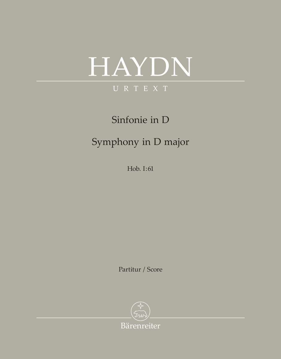 Symphonie n° 61 - Conducteur Joseph Haydn Partition Grand format