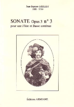 Sonate Opus 3 N° 3 LOEILLET Partition Flûte traversière