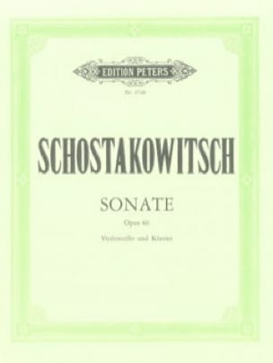 Sonate op. 40 CHOSTAKOVITCH Partition Violoncelle