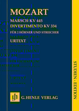 Parcourir les pages de Marche Kv 445 - Divertimento Kv 334 - MOZART - Partition