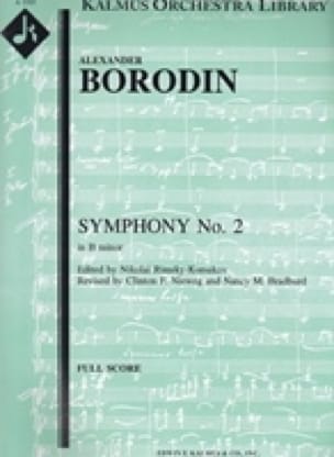 Symphony N° 2 In B Minor - Score BORODINE Partition Grand format