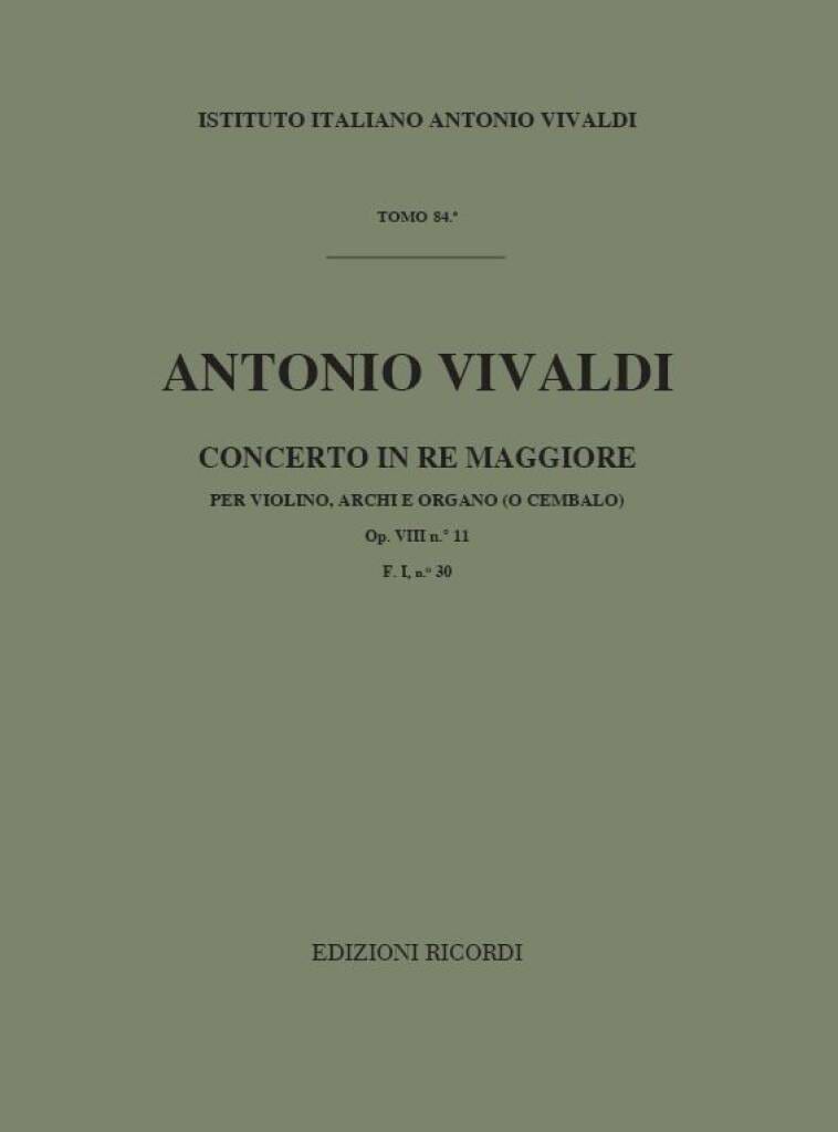 Concerto en Ré Maj. - F. 1 n° 30 - Partitura VIVALDI Partition