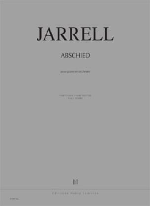Abschied pour Piano et Orchestre - Conducteur - Michael Jarrell