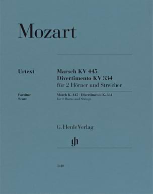 Parcourir les pages de Marche Kv 445 - Divertimento Kv 334 - MOZART - Partition